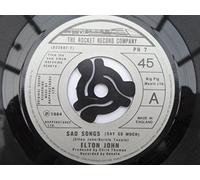 Elton John - John, Elton Sad Songs 7" Rocket PH7 EX 1984