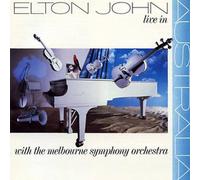 Elton John Live In Australia With The Melbourne Symphony Orchestra 2LP in Black Elton John Black