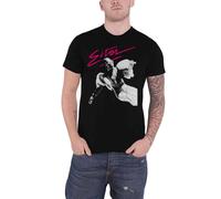 Elton John Pink Brush T-Shirt in Black | Size: Medium Elton John Black M