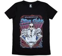 Elton John Psych Vintage Womens T Shirt