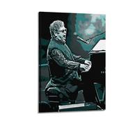Elton John Rock N RollWall Art Canvas Poster Music Albums And Movies Decorative Painting for Living Bed Room 20x30inch(50x75cm) Frame-style