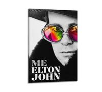 Elton John Rock N RollWall Art Canvas Poster Music Albums And Movies Decorative Painting for Living Bed Room 16x24inch(40x60cm) Frame-style