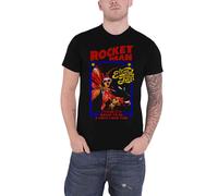 Elton John T Shirt Rocketman Feather Suit Logo new Official Mens Black