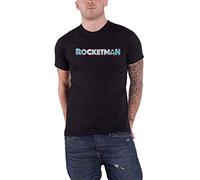 Elton John T Shirt Rocketman Movie Logo Official Mens Black XXL