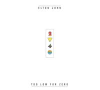 Elton John Too Low For Zero [Remastered 180g] LP in Black Elton John Black