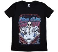Elton John Women's Psych Vintage T-Shirt in Black | Size: Medium Elton John Black M