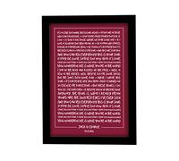 Elton John - 'Your Song' - Contemporary Typography Song Words Print Framed & Personalised - Special Song Gift Perfect for Him, Her or Couple