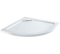Elton Low Profile Stone Resin Acrylic with Hidden Waste Shower Tray- Quadrant 900 x 900