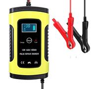 ELTOX 12V 6A Car Battery Charger, 12V 6A Full Automatic, Pulse Repair, Wet Dry Battery Charger, Digital Display