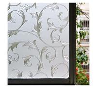 ELTOX Privacy Film for Glass Windows,Window Film Width 45/60/90 Cm 3D No Glue Static Decorative Privacy Window Glass Films Non-Adhesive Heat Vinyl Control Glass Stickers (Color : 90 x 200 cm)