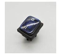 ELTOX Rocker Switch KCD4 20A/250V 4 Pin DPST IP67 Sealed Waterproof Rocker Switch with LED 12V 24V 110V 220V 30x22 (Color : Blu, Size : 4 Pin)