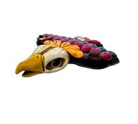 ELTRICOLOR Aztec Whistle - Silbato Azteca Águila de Barro Hecho en Mexico - Silbato de la Muerte - Clay Bird Whistle with Singing Eagle Sound, 120+ dB (Bald Eagle)