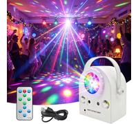 EluDizko Party Light Disco Ball with red/Green LED Light