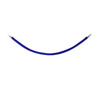 eLumen8 Chrome Barrier Rope, Blue Velvet
