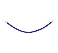 eLumen8 Gold Barrier Rope, Blue Velvet