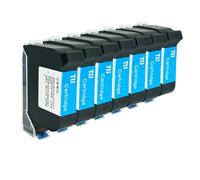 ELUPNMF 2588 2588+ 2588+M Black Red Blue Ink Cartridge Compatible With Solvent Based Logo Expiry Date Labels Compatible With Portable Handheld TIJ Online Printer(1PC invisible)