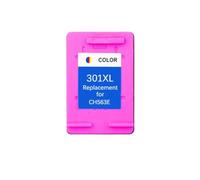 ELUPNMF 2x Replacement Ink Cartridges Compatible With HP301 Compatible With Deskjet Printers 1000 1050 2000 2050 2050S 2510 3510 3050 3050a(1 COLOR)