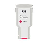 ELUPNMF 300ml Compatible Ink Cartridge Compatible With HP738 738 Ink 676M6A 676M7A 676M8A 498N8A Quality Inkjet Compatible With DesignJet T950 T850 Printers(300ML - M)