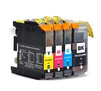 ELUPNMF 5/4PCS Compatible Ink Cartridges Compatible With LC22UXL 22UXL BK/C/M/Y Compatible With DCP-J785DW MFC-J985DW Printers(4PCS)