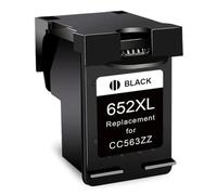 ELUPNMF 652 Ink Cartridge Replacement Compatible With 652XL HP652 XL Compatible With Deskjet 1115 1118 2135 2136 3635 3835 4535 Printer Officejet(1pcs black)