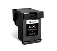 ELUPNMF ALIZEO 61XL Replacement Ink Cartridge Compatible With 61 HP61 XL Compatible With 4500 4502 5530 Deskjet 2540 2541 2542 2543 2546 2050 2510 Printers(1 Bk)