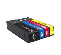 ELUPNMF Compatible 4 Color Ink Cartridge Compatible With HP972X HP972 972 972X Compatible With Pagewide Pro 452dn 452dw 477dn 477dw 552dn 552dw 577dw P55250dw P57750dw(1set 972X 4colors)