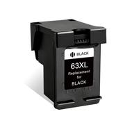 ELUPNMF Compatible ALIZEO 63XL Ink Cartridges Compatible With 63 HP63 XL Compatible With Deskjet 2130 2131 3630 4250 5230 5232 5255 3632 3633 Printers(1BK)