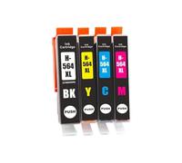 ELUPNMF Compatible Ink Cartridge Compatible With 564XL Models C5324 C5370 C5373 C5380 C5383 C5388 C5390 5525 6510 6512 C410a(1set 4colors)
