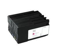 ELUPNMF Compatible Ink Cartridge Compatible With 711 DesignJet T120 T520 T530 Print Head Plotter(C M Y BK)