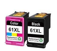 ELUPNMF Compatible Ink Cartridge For 61 61XL Works With Deskjet 1010 3000 4500 Printers(Hp 61xl 1bk 1color)