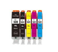 ELUPNMF Compatible Ink Cartridge PGI530 PGI531 CLI531 Replacement Compatible With TS8750 TS8751 Printer Available In 6 Colors(5PCS)
