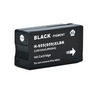 ELUPNMF Compatible Ink Cartridge Set Compatible With 955 955XL 4 Color Compatible With OfficeJet Pro 7740 8210 8216 8710 8715 8716 8717 8720 8725 8727(1pcs Black)