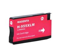 ELUPNMF Compatible Ink Cartridge Set Compatible With 955 955XL 4 Color Compatible With OfficeJet Pro 7740 8210 8216 8710 8715 8716 8717 8720 8725 8727(1pcs Magenta)