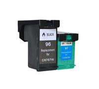 ELUPNMF Compatible Ink Cartridge Set Compatible With 96 97 PhotoSmart 8100 8450 2610 2710 8750 And Deskjet 5740 6540 6840 9800 Printers