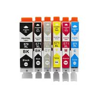 ELUPNMF Compatible Ink Cartridges Replacement Compatible With PGI-570XL CLI-571XL Compatible With MG5700 MG5750 MG5751 MG6850