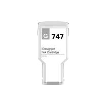 ELUPNMF Compatible Inkjet Ink Cartridge Compatible With Printer Supplies 746 P2V82A P2V83A P2V80A P2V78A For Part Number 746 For Use With DesignJet Z6 Z9+(HP-747-GY-300ML)
