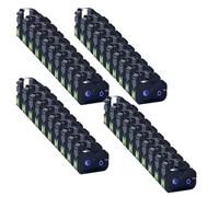 ELUPNMF Compatible LB-200BK MK-RS100B PT-200BK Cables Compatible With Printers Mk2600 Mk2500 Mk2100 Mk2000 Mk1500 Mk1100 Mark 1 Pro M-11C Available In 5 10 20 30 40 Pieces(LB-200BK 40PCS)