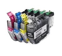 ELUPNMF Compatible LC401 LC401XL Ink Cartridge Compatible With MFC-J1010DW MFC-J1012DW MFC-J1170DW Color Ink Cartridge(LC401-4Color 1set)