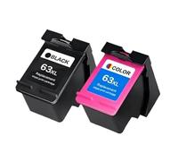 ELUPNMF Compatible Refillable Ink Cartridge HP63 63 XL 63XL Compatible With Deskjet 1110 2130 2131 2132 3630 3632 4250 5220 5230 5252 5232(BK-CL(1SET))