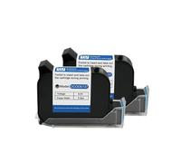 ELUPNMF DCODE127 12.7mm Handheld Thermal Inkjet Printer Fast Dry Black Ink Cartridge Compatible With Solvent Ink Compatible With Unencrypted Printing(2PCS)