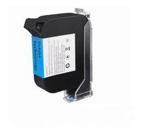 ELUPNMF Handheld Ink Printer Compatible With Cosmetic Bottles Black Red Blue Green White Invisible Yellow Ink Tij Ink Cartridge(Blue-12.7mm)