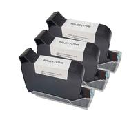 ELUPNMF SolkJET T1704K 600DPI Handheld Online TIJ 2.5 Inkjet Printer With Adhesion Fast Dry Solvent Ink Cartridge Compatible With Various Surfaces(3PCS)