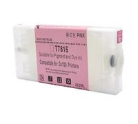 ELUPNMF T7811-T7816 Compatible Empty Refillable Ink Cartridge With Chips Compatible With Frontier-S DX-100 Fuji DX100 Printer 200ML Per Cartridge(Refillable T7816-LM)