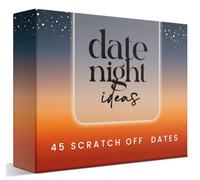 Eluvate 45 Romantic & Fun Scratch Off Date Night Ideas Card Game, Couple Gifts for Boyfriend, Girlfriend, Wife, Husband, Engagement, Birthday, Anniversaries or Bridal Shower Gifts