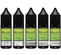 ELUX Legend NicSalt | 2 0mg | 5 x 10 m l | No Nicotine | Clean Puffs | Aromatic Clouds | Smooth Inhale | Pack of 5 (Size - 20) (Lemon and Lime)