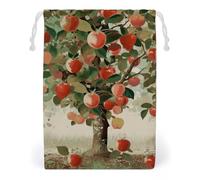 ELUZZIZUT Drawstring Storage Bag Reusable Gym String Bags Fruit Under The Tree Sports Cinch Sack for Swimming Beach Travel