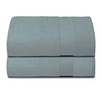 Elvana Home Premium Cotton Oversized 2 Pack Bath Sheet 35x70-100% Pure Cotton - Ideal for Everyday use - Ultra Soft & Highly Absorbent - Machine Washable - Jade
