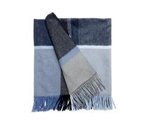 Elvang Denmark Manhattan throw steel blue-dusty ocean