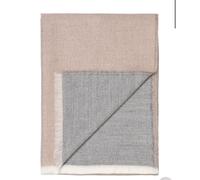 ELVANG Venice Throw 130 X 190cm Alpaca/sheep Nude/white RRP £229 - Free Post