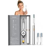 Elvare Sonic Electric Toothbrush, 3-Mode Travel Dental Brush with Case | 32000 Vpm Aluminum Sonic Toothbrush for Sensitive Gums & Braces, 56-Day Battery Life, Ipx7 Waterproof with Travel Case